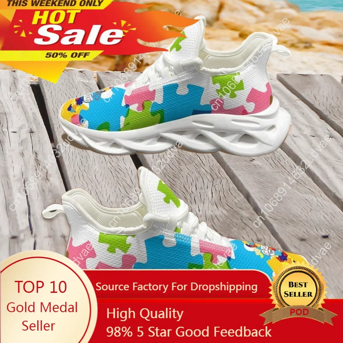 Running Shoes Women - Baskets de sport pour hommes, motif