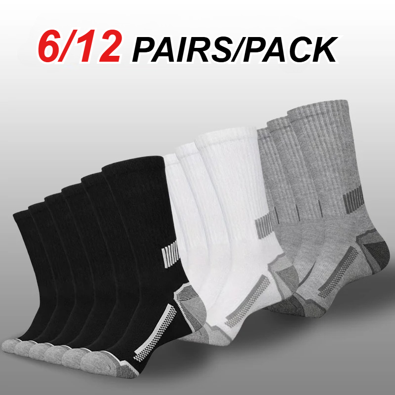 Sports Socks - 6/12 paires de chaussettes de sport