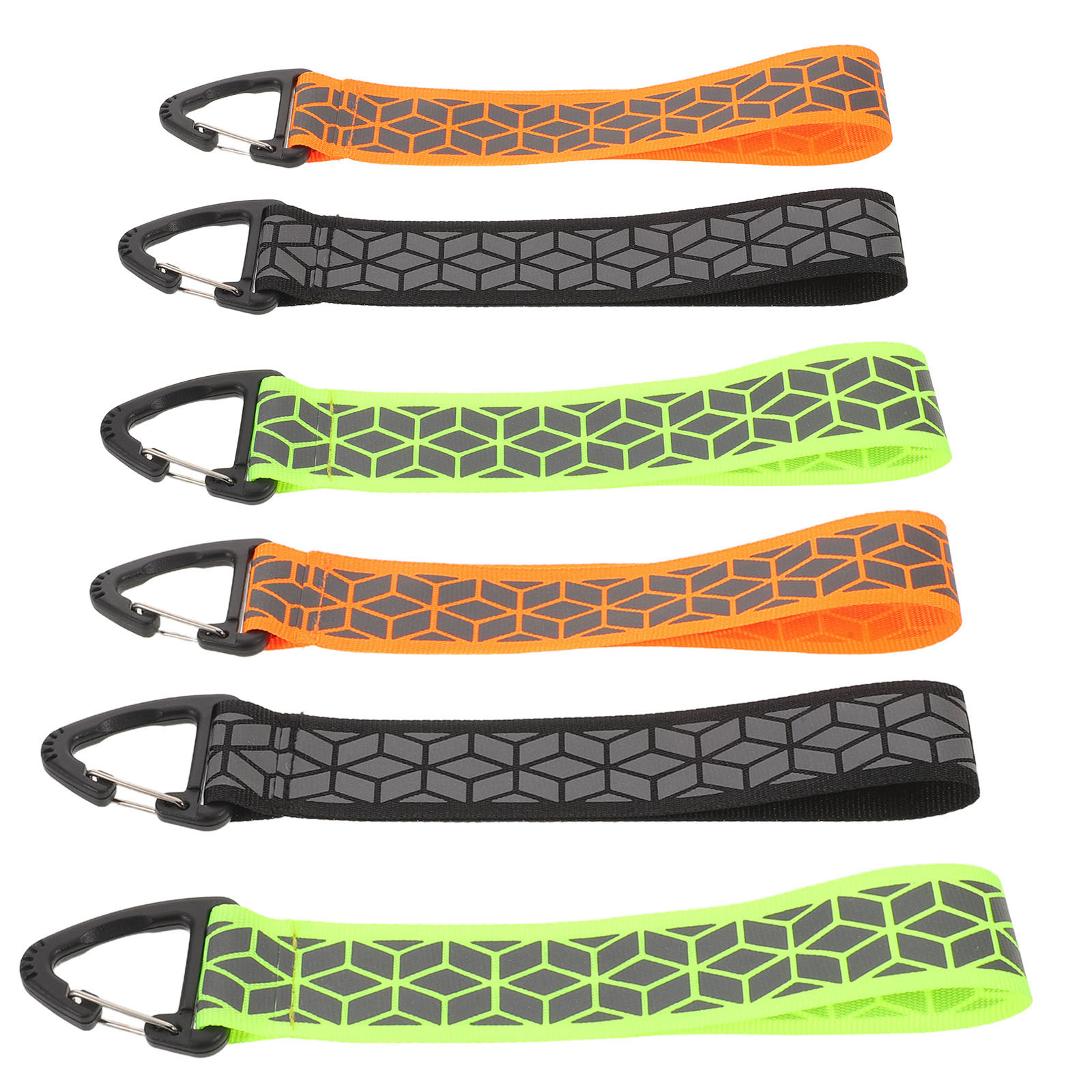 Running Visibility Gear - 6 pièces de bandes réfléchissantes, porte-clés