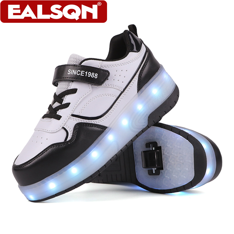 Running Shoes Men - Nouveaux patins à roulettes lumineux à