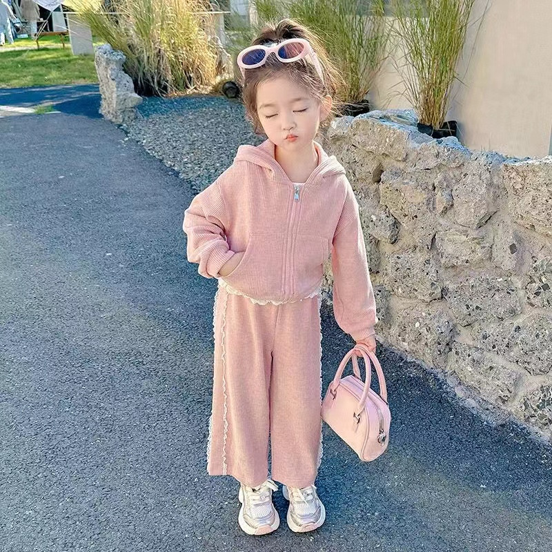 Running Gear Kids - Ensemble printemps-automne pour fille, nouveau style