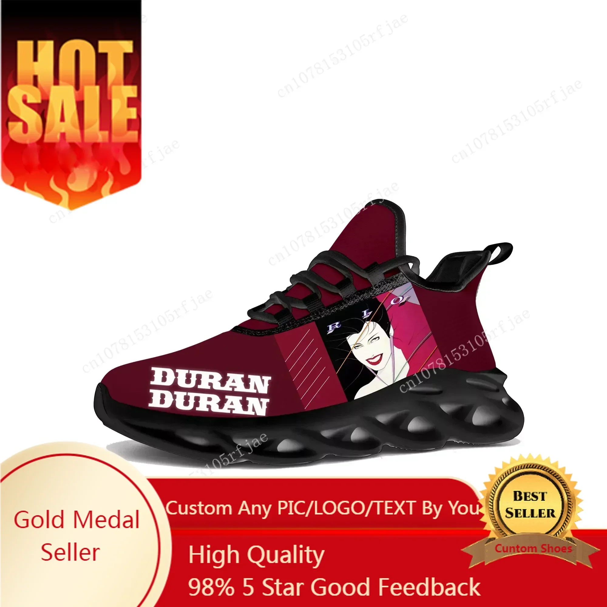 Running Shoes Women - Duran Duran – baskets plates pour