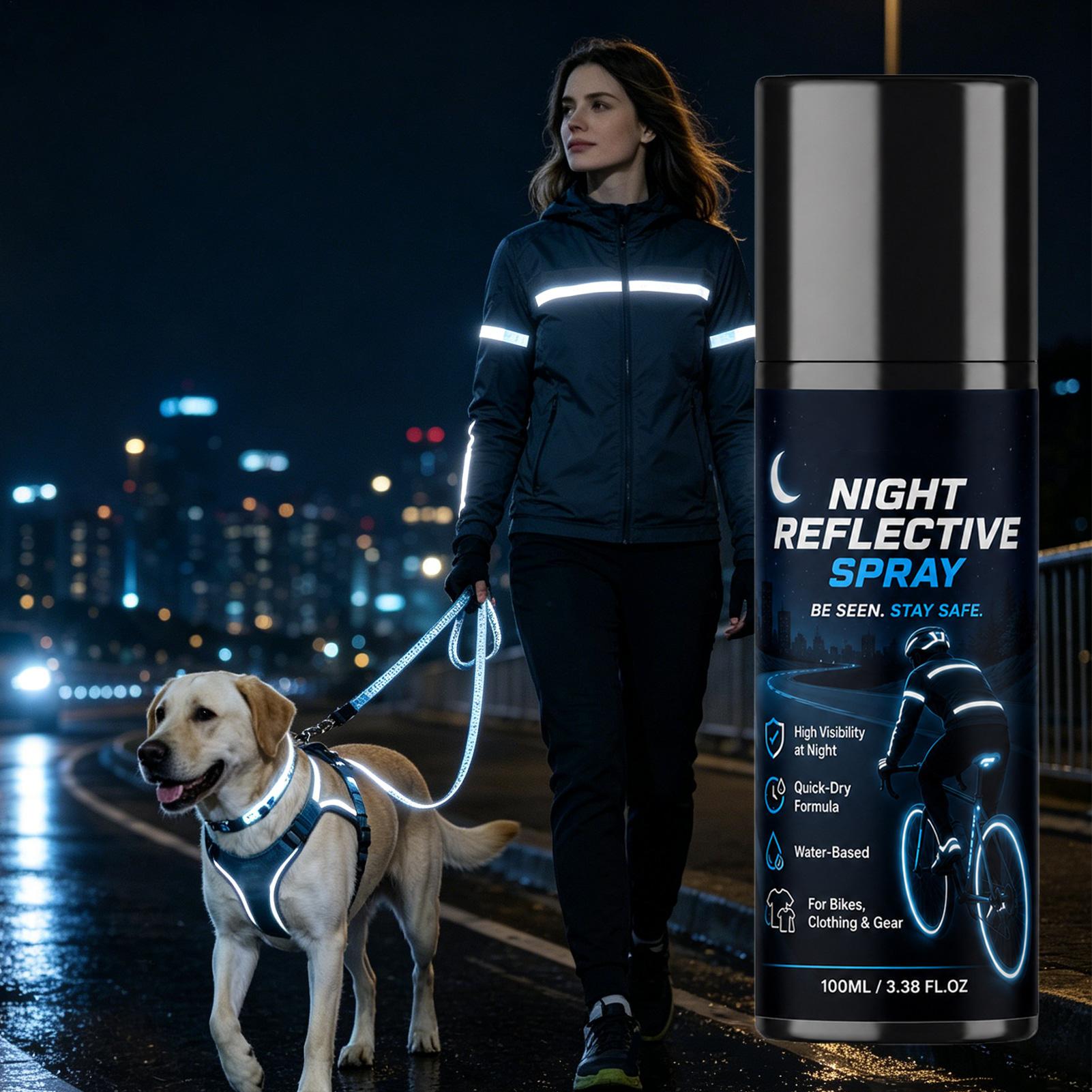 Spray réfléchissant de nuit 10 - Running Visibility Gear avis et prix