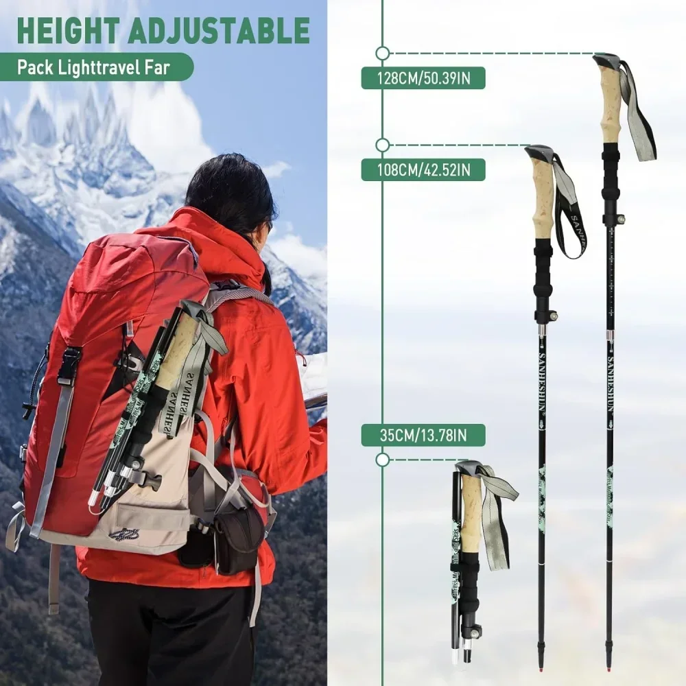 Lot de 2 bâtons de trekking pl - Trekking Pole Carbon avis et prix