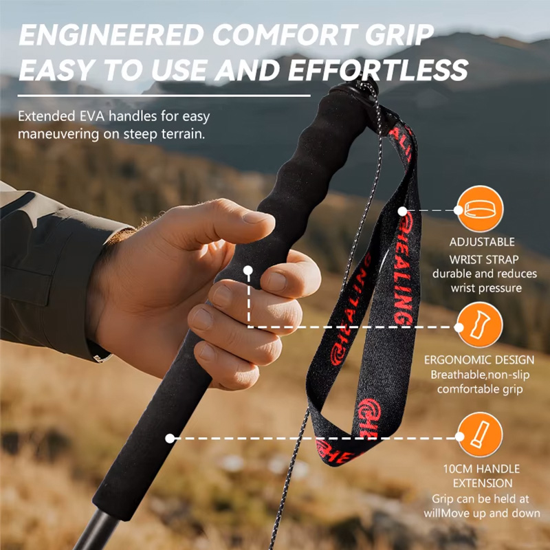 OKHEALING Bâtons de randonnée  - Trekking Pole Carbon avis et prix