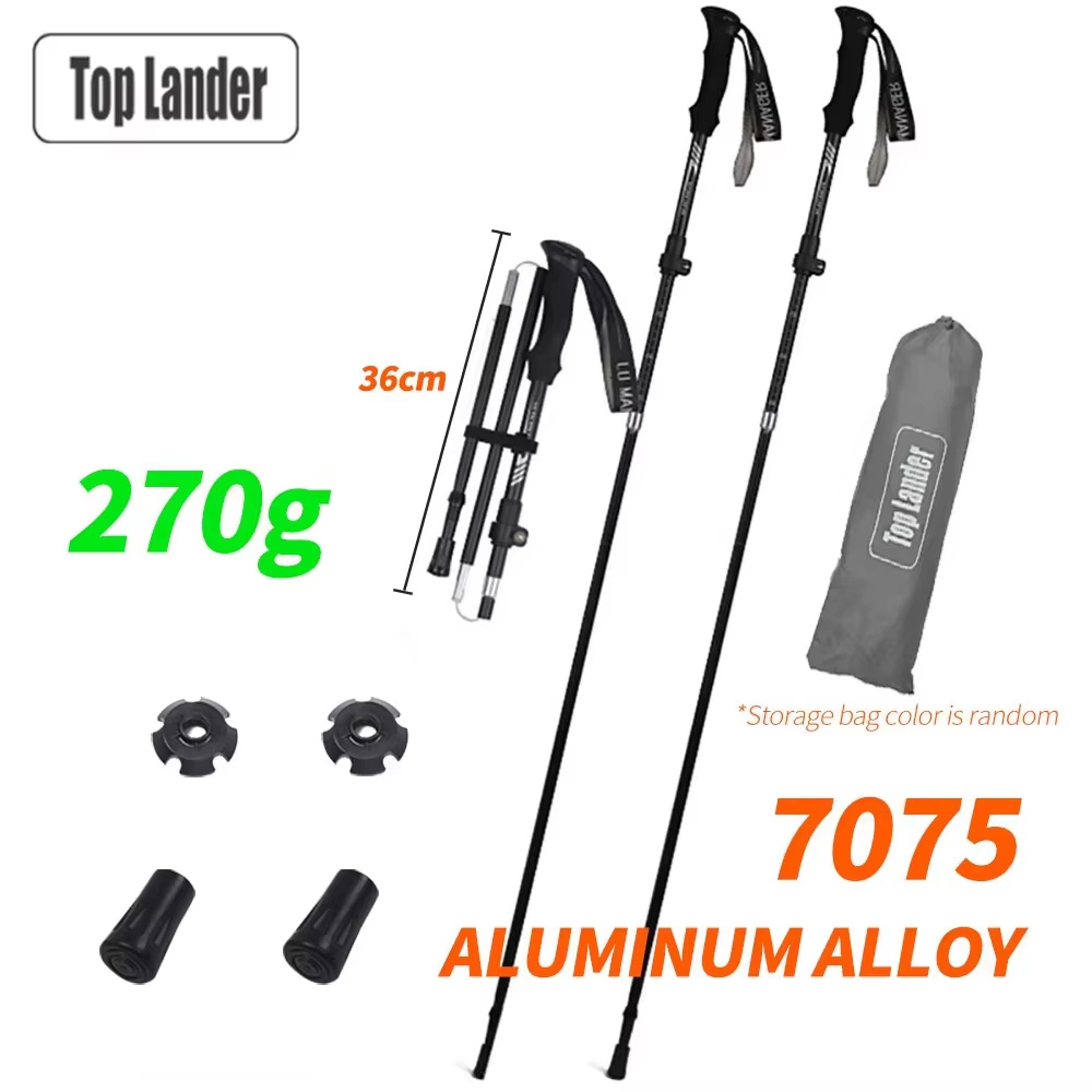 Bâton de randonnée pliable en  - Trekking Pole Carbon avis et prix
