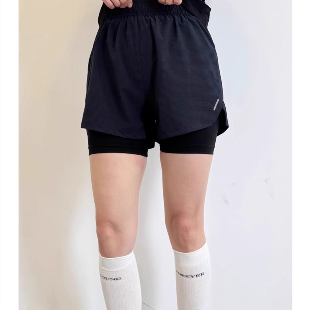 Shorts de fitness 2 en 1 pour  - Running Gear Junior avis et prix
